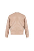 Vegan Leather Bomber Jacket